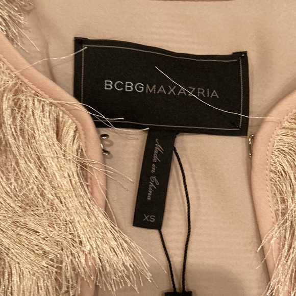 Bcbg Max Azria, XS, blush “jaxon” fringe jacket - Picture 4 of 5